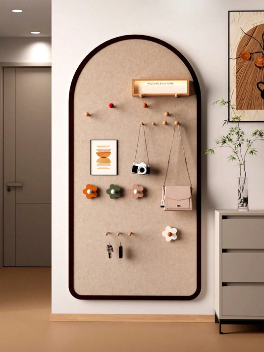1pc Arched Message Board, Office Culture Display Wall, Home Photo Display Wall, Back To School