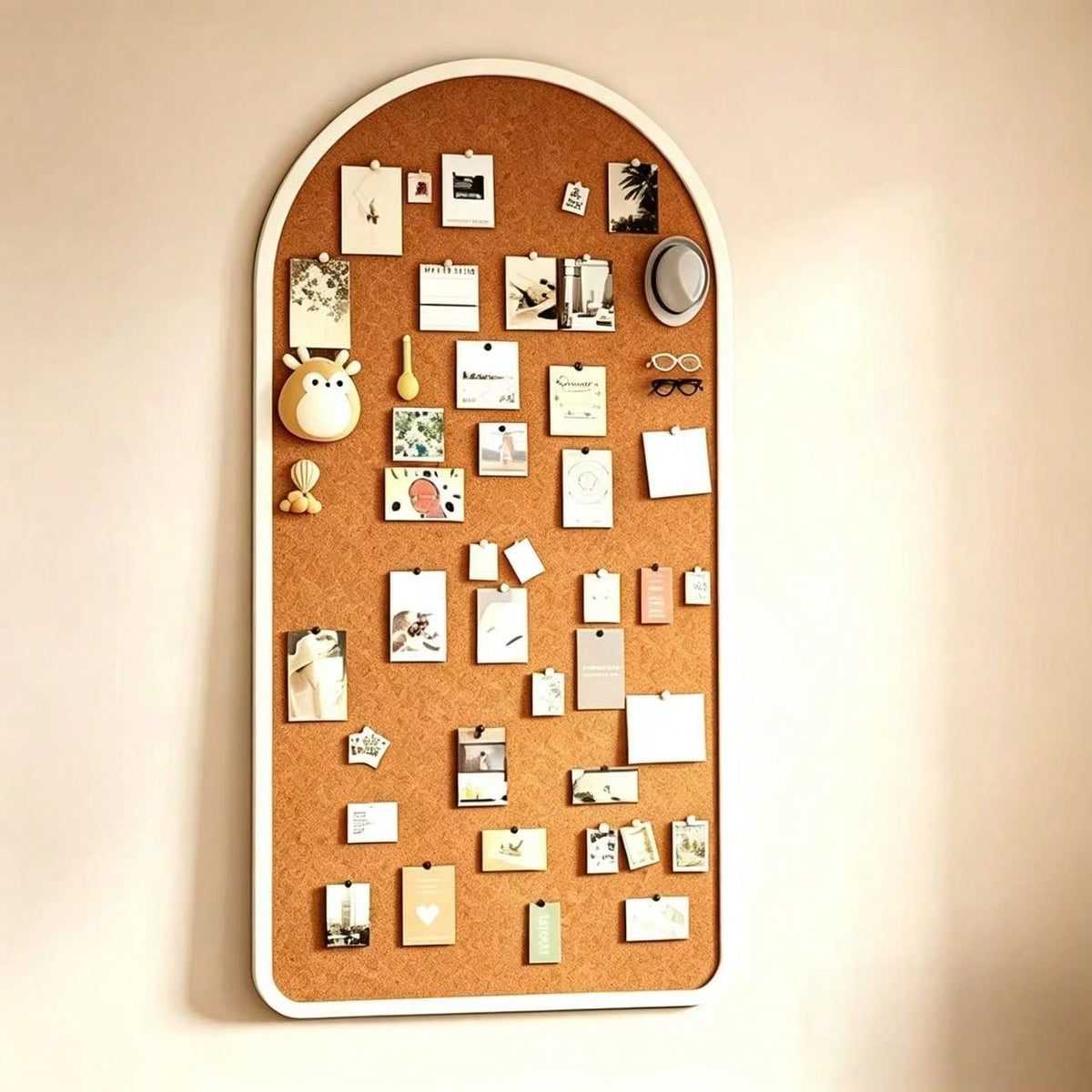 1pc Arched Message Board, Office Culture Display Wall, Home Photo Display Wall, Back To School