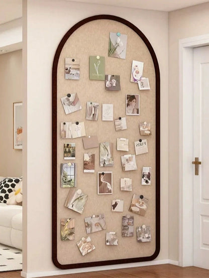 1pc Arched Message Board, Office Culture Display Wall, Home Photo Display Wall, Back To School