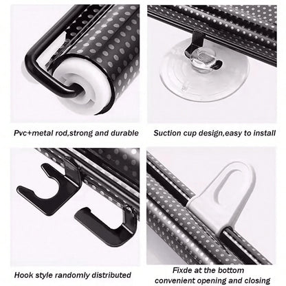1pc Auto Retractable Car Sunshade, PVC Insulated Roll-Up Sun Protector, Car Adsorption Shade Light Shield- Anti-UV & Heat Insulation Curtain, Easy Sticker Installation, Suitable For Most Models, Heat