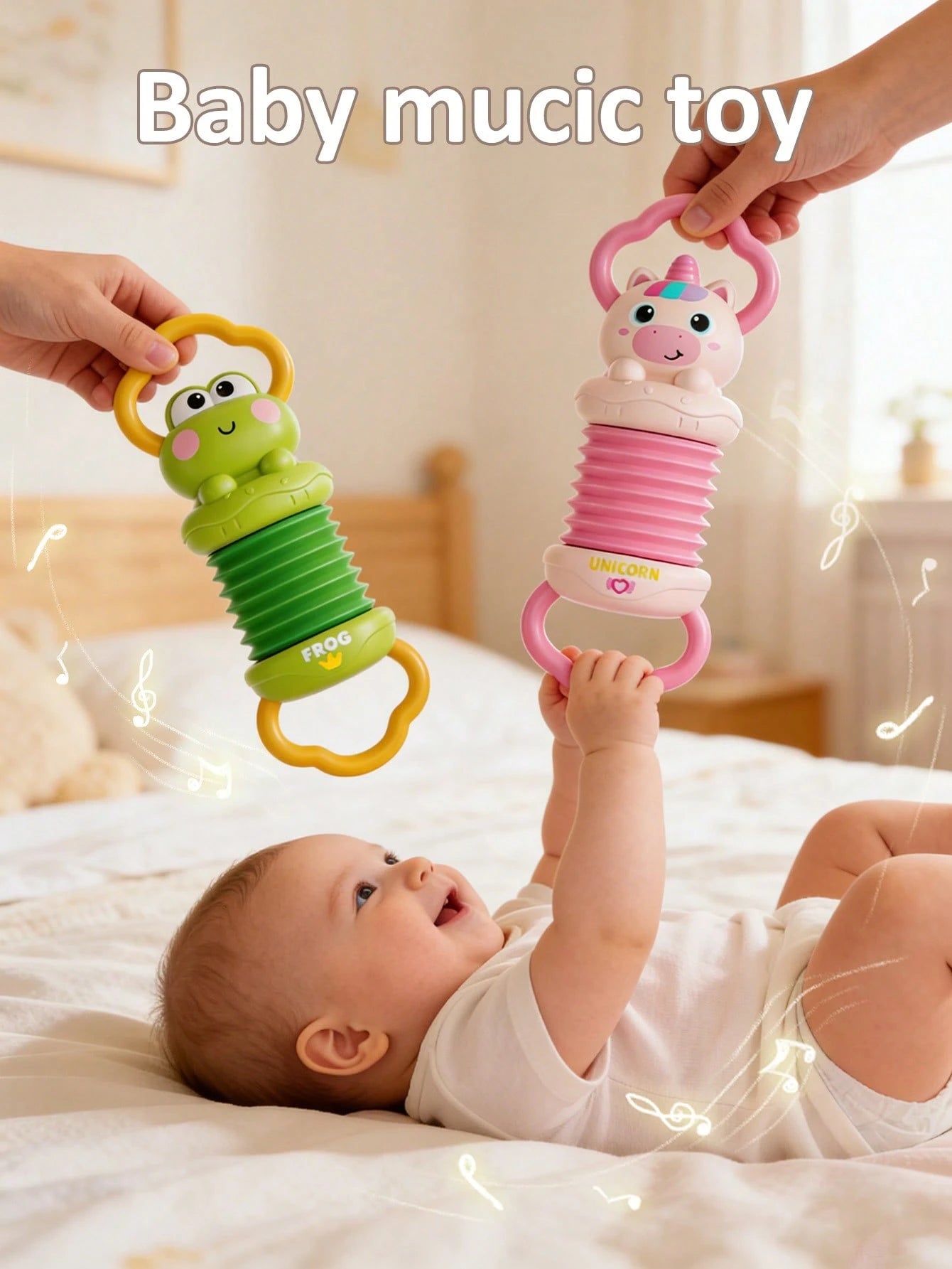 1pc Baby Accordion Music Toy, Infant Early Music Education Musical Instrument Toy, Music Enlightenment Toy, Early Learning Handheld Musical Instrument Toy, Portable Lightweight Travel, Children's Inte