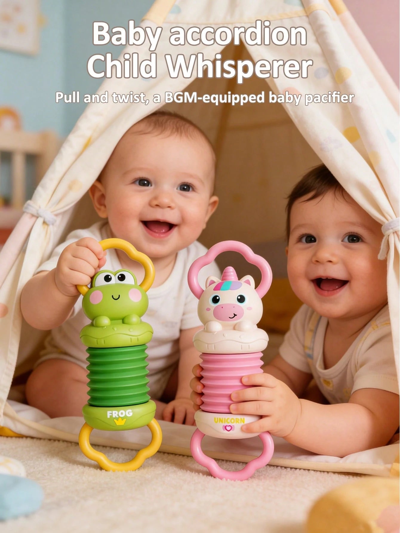 1pc Baby Accordion Music Toy, Infant Early Music Education Musical Instrument Toy, Music Enlightenment Toy, Early Learning Handheld Musical Instrument Toy, Portable Lightweight Travel, Children's Inte