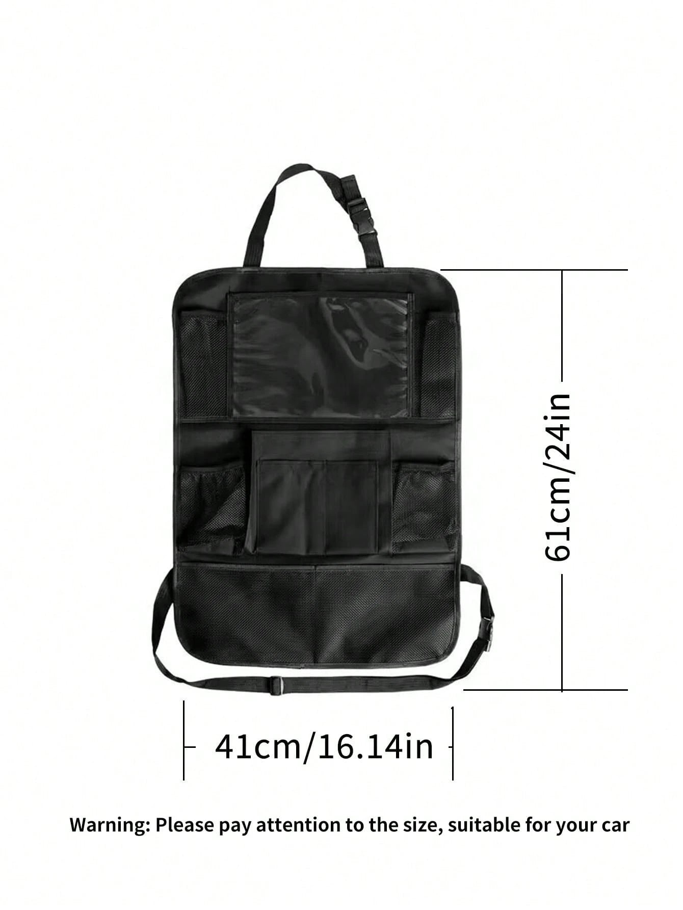 1pc Baby Car Real Seat Storage Bag, Toddler Boy And Girl Vehicle Seat Back Storage Bags, Baby Stuff,Camping Supplies,Travel Accessories,Baby Needs,Baby Essentials,Baby Toys And Foods Container,Mul