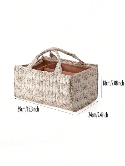 1pc Baby Diaper Bag Multifunctional Waterproof Nappy Changing Backpack, Large Capacity Foldable Mother Bag, Suitable For All Seasons