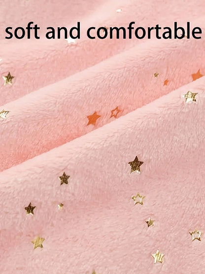 1pc Baby Foil Swaddle, Soothing Anti-Startle, Newborn Foil Star Wrap, Soft & Skin-Friendly!