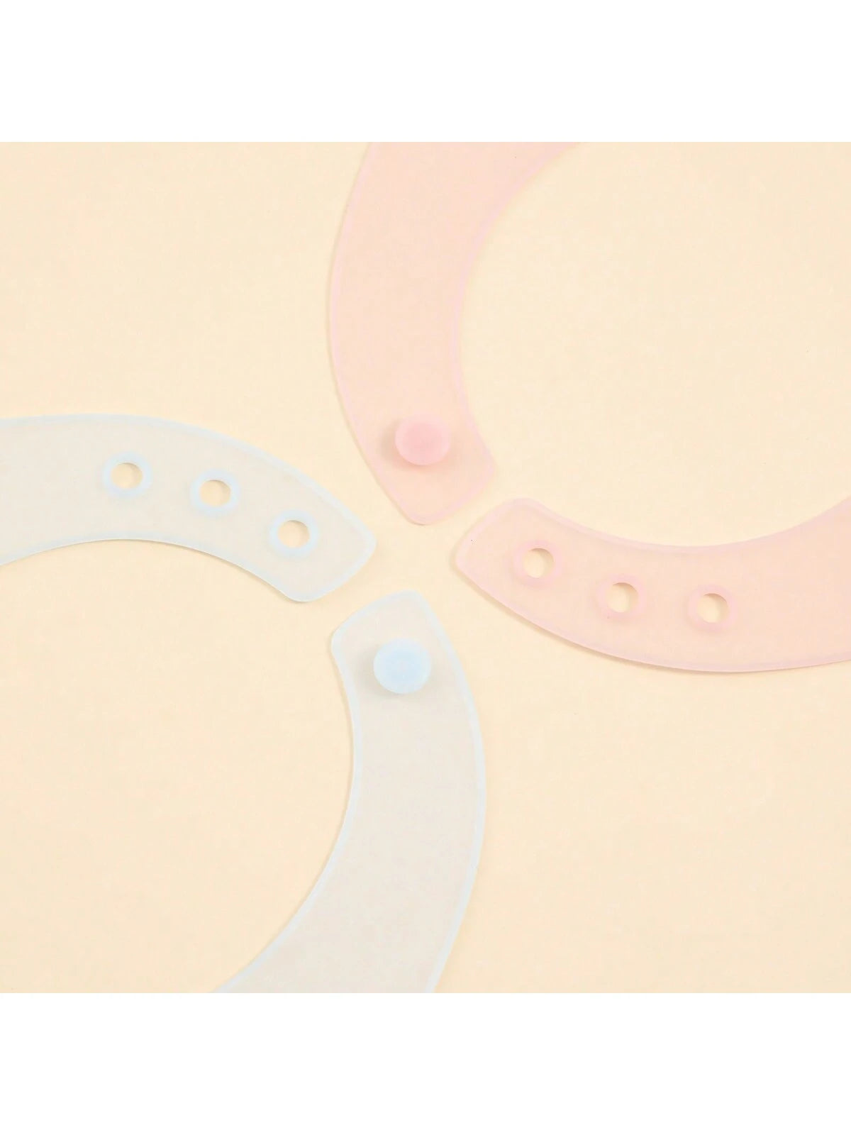 1pc Baby Silicone Bib, Lightweight Infant Feeding Drool Bib, Summer