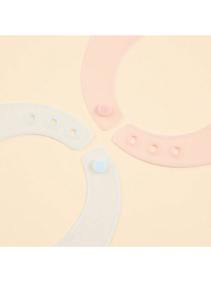 1pc Baby Silicone Bib, Lightweight Infant Feeding Drool Bib, Summer