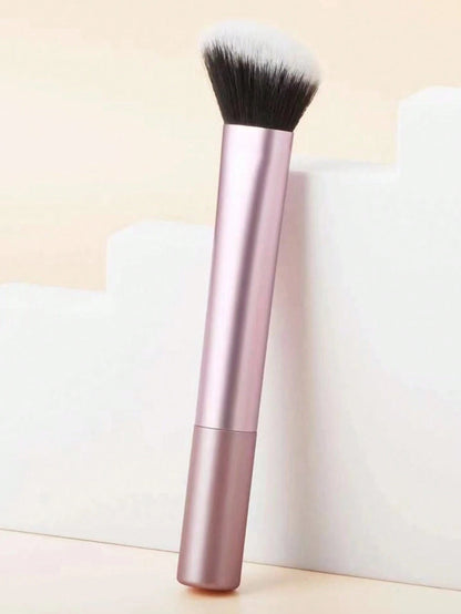 1pc Blush & Contour Brush, Perfect For Cheeks, Forehead, Chin, Nose, Blending & Sculpting, Suitable For Powder, Liquid, Cream,Foundation Brush,Concealer Brush,Blush Brush,Contour Brush,Blush Brush,Bro