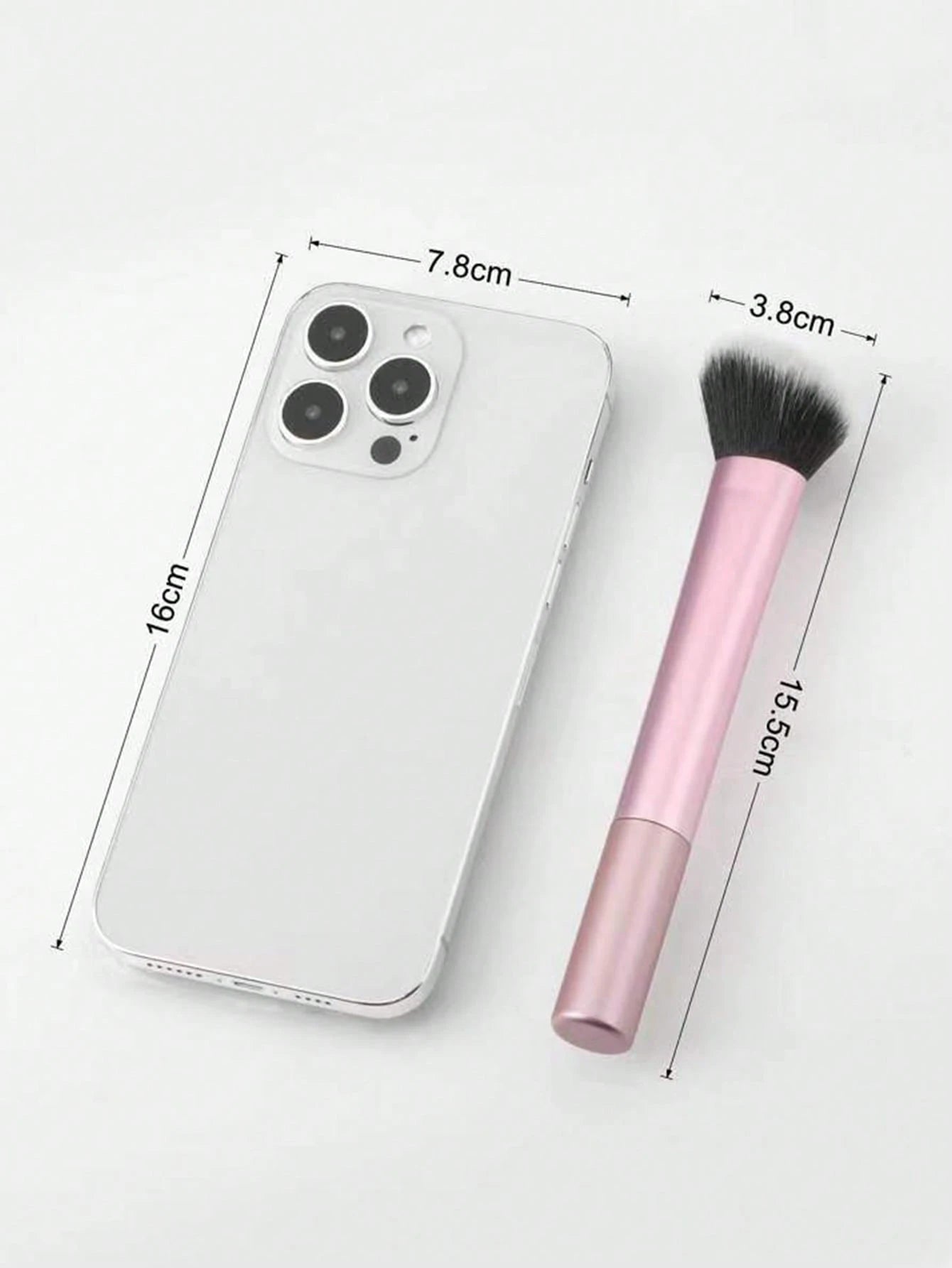 1pc Blush & Contour Brush, Perfect For Cheeks, Forehead, Chin, Nose, Blending & Sculpting, Suitable For Powder, Liquid, Cream,Foundation Brush,Concealer Brush,Blush Brush,Contour Brush,Blush Brush,Bro