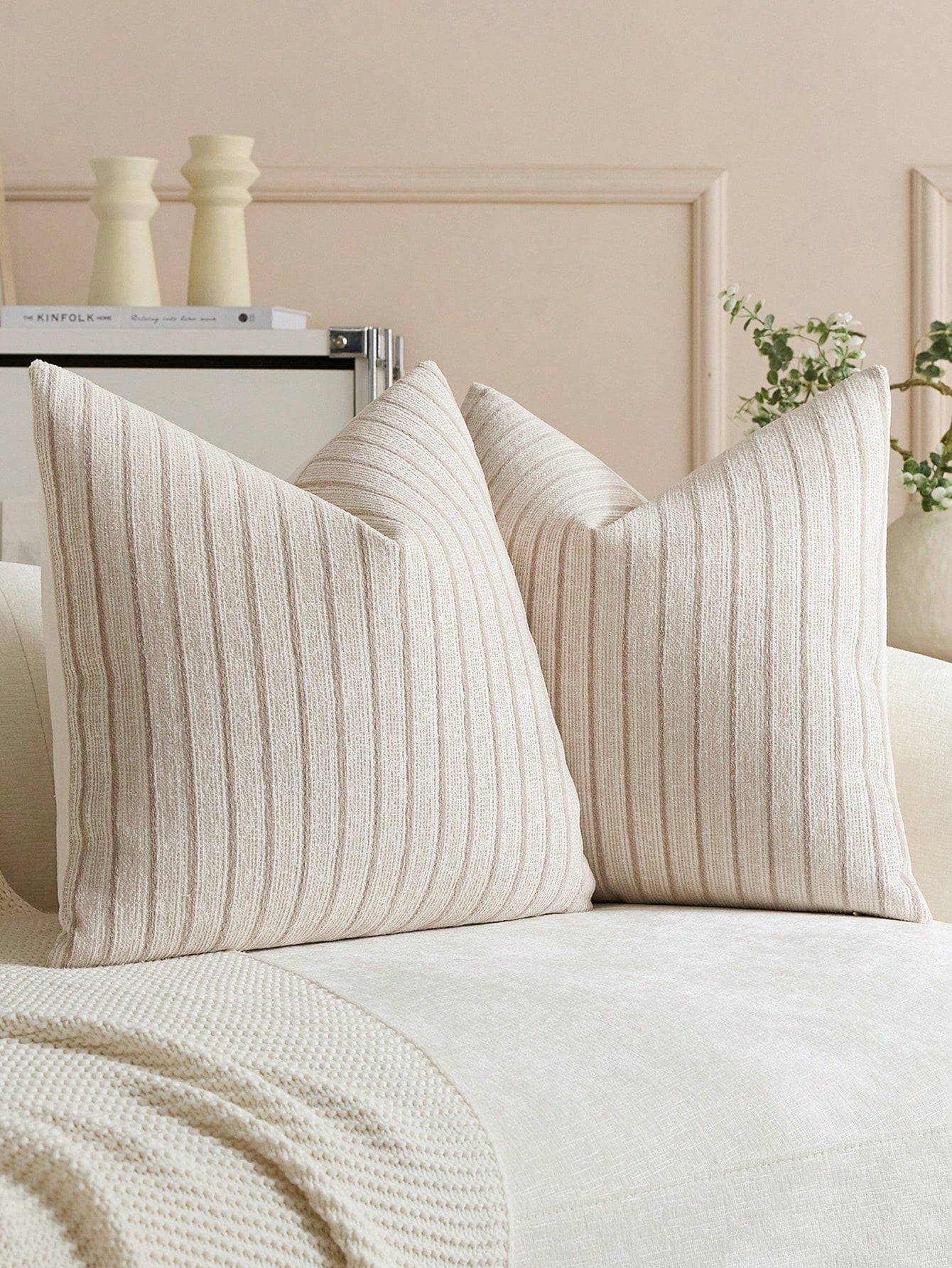 1pc Camel Diamond 3D Striped Throw Pillow Cover (Pillow Insert Not Included), Square Cushion Cover, Holiday Home Pillow Decor, Soft Comfortable Faux Linen Fabric, Modern Decor Sofa, Home Bedroom, Dorm