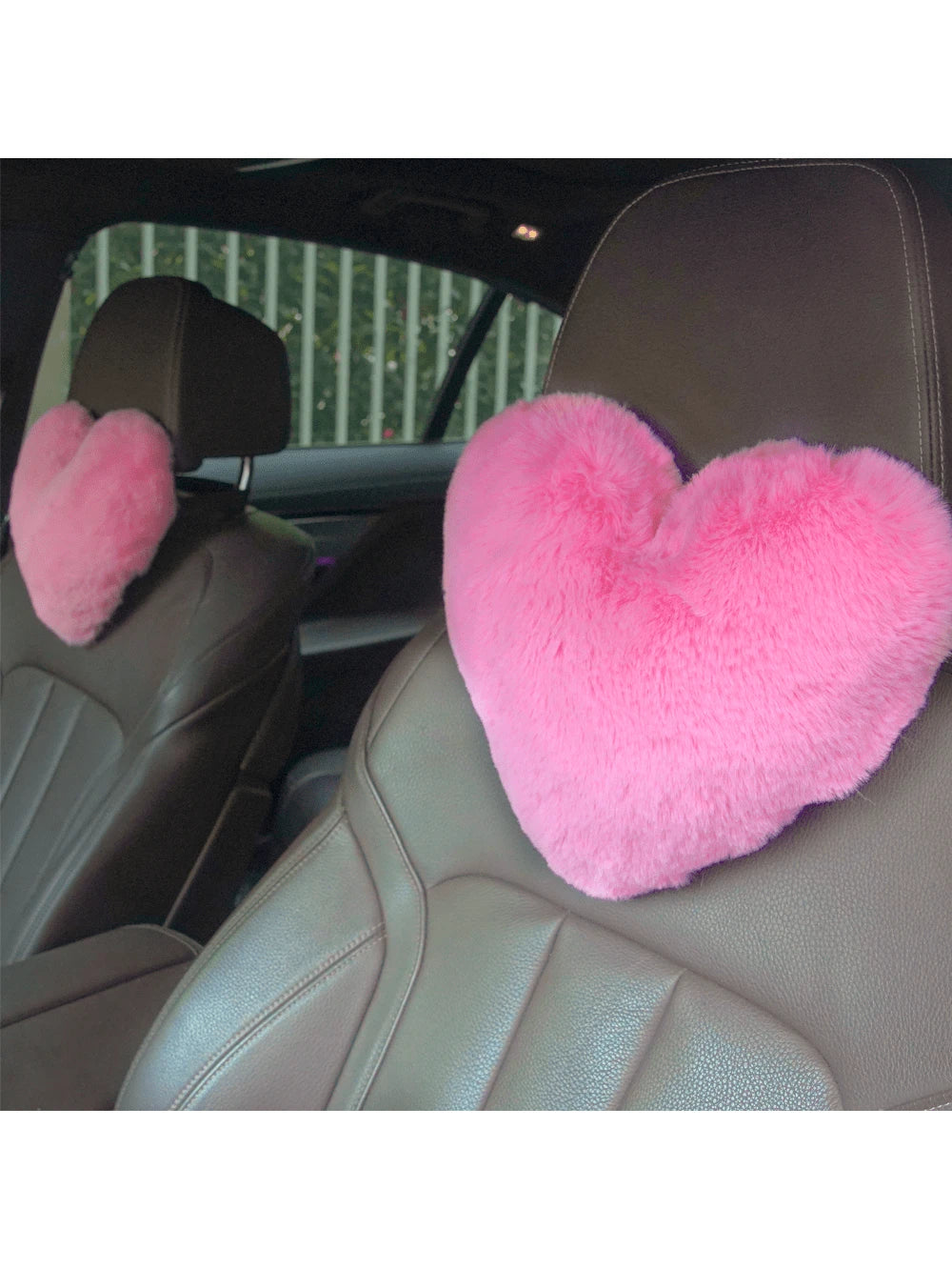 1pc Car Headrest Pillow, Heart Shaped Soft Plush Neck Pillow,Car Pilow,LOVE,Car Accessories,Valentines Gifts