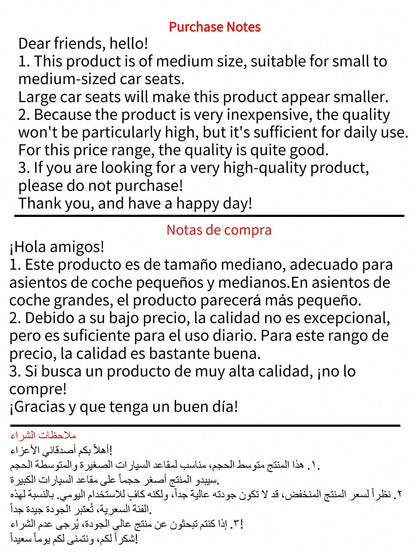 1pc Car Seat Back Storage Bag, Multi-Functional Black Hanging Organizer For Tablet, Snacks, Cups, Toys Etc. Car Interior Accessories (We Do Not Deceive Customers: This Price And Quality Are Average, P