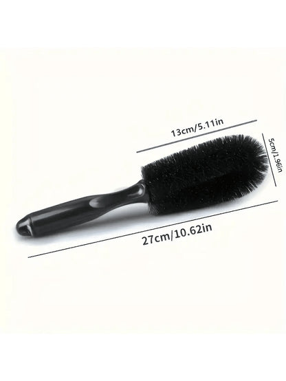 1pc Car Wheel Brush, Car Washing Brush, Tire Brush, Dedicated Cleaning Tool, Tire Rim Cleaning Brush, Multi-Functional Car Brush