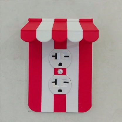 1pc Carnival American Style Wall Switch Decorative Cover Plate, Fun Light Switch- Creative 3D Switch Panel, Decorative Light Switch Cover- Unique Wall Art Decoration- Easy To Install, Wall Decorati