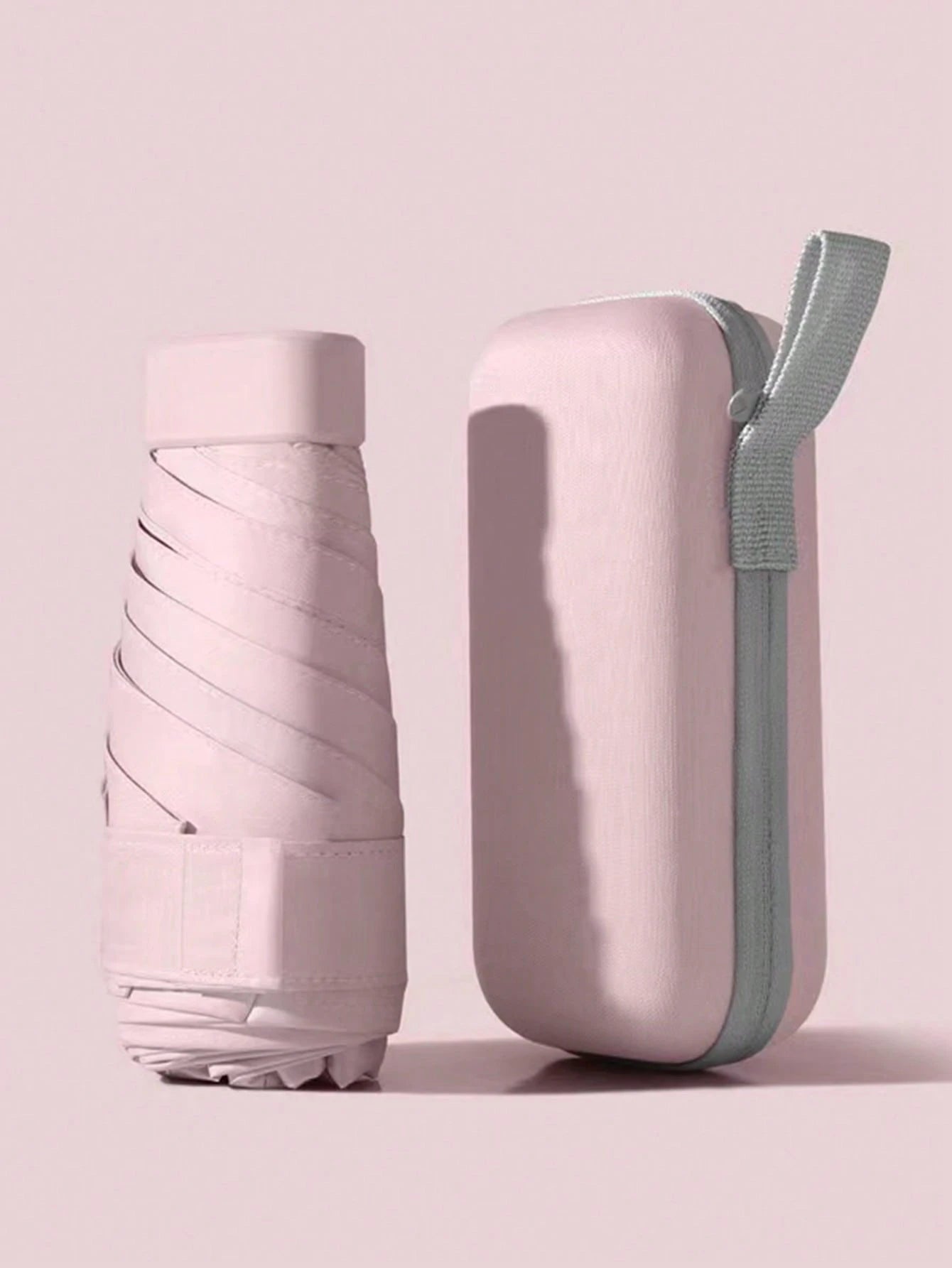 1pc Compact Capsule Umbrella, Portable Mini Umbrella With Carrying Case, Travel Umbrella, Convenient For School, Office, Home, Travel, Back To School, Mother's Day Gift, Garden, Kitchen Decor, Summer