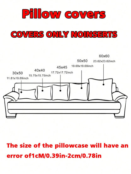1pc Corduroy Striped Pillowcase