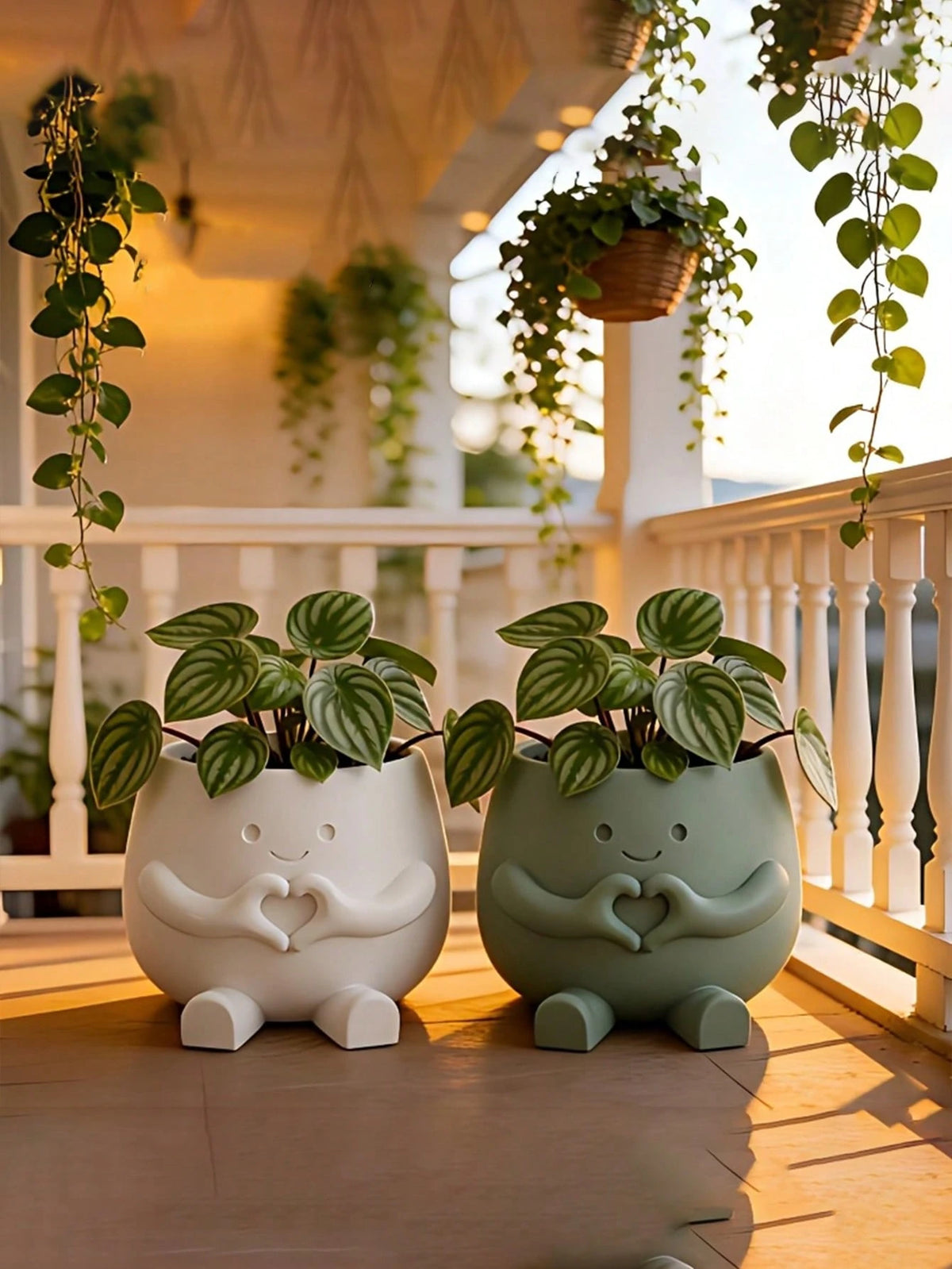 1pc Cute Lucky 3D Printed Flower Pot, Succulent And Pothos Planter, Home Office Cafe Bar Desktop Art Decor, Aesthetic Room Decoration, Holiday Gift
