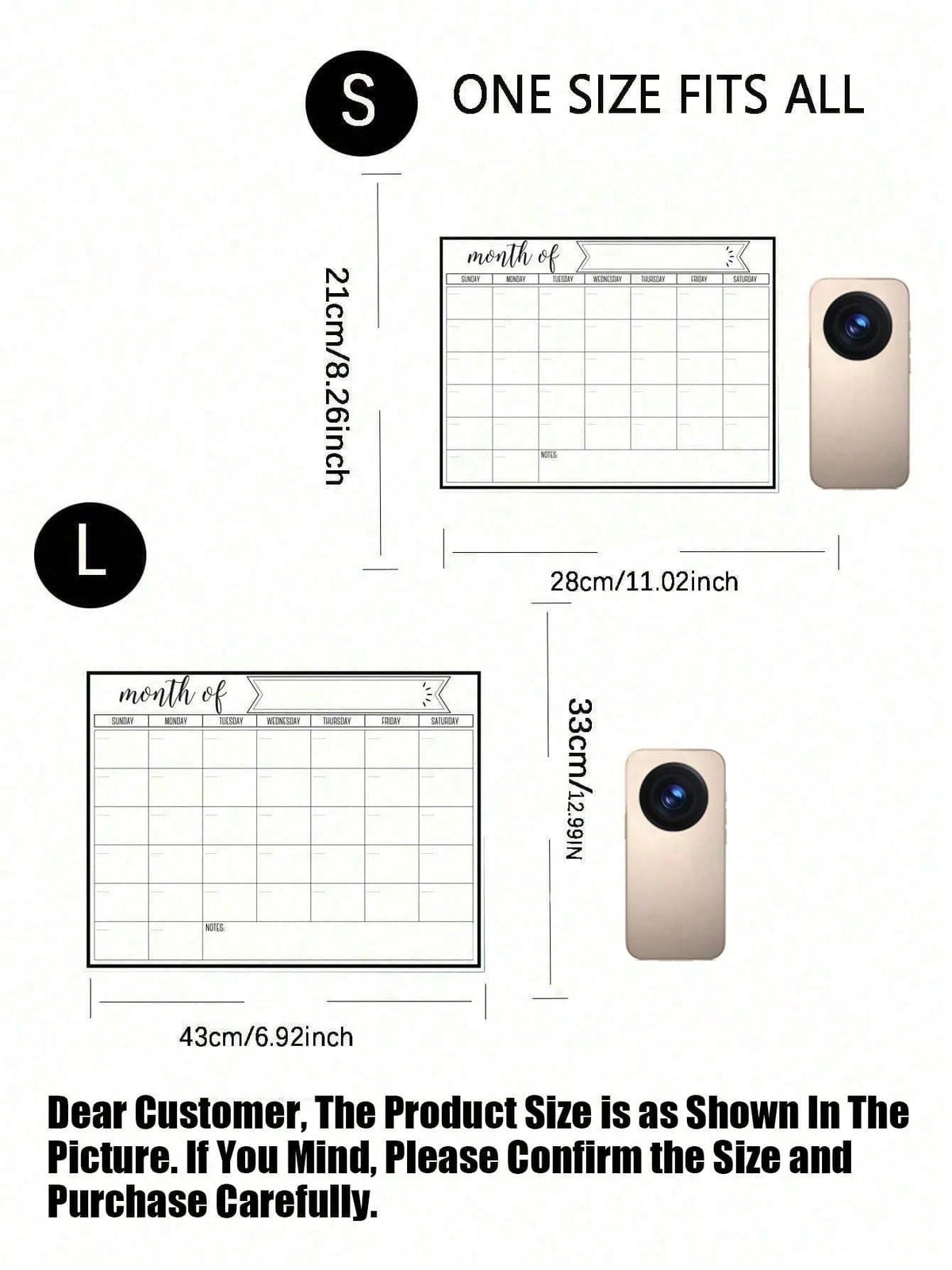 1pc Erasable Magnetic Refrigerator Calendar Whiteboard, Suitable For Monthly Planner, Kitchen Chore List, To-Do List, School Supplies, Back To School, No Residue, White Surface, Easy To Clean, Reusabl
