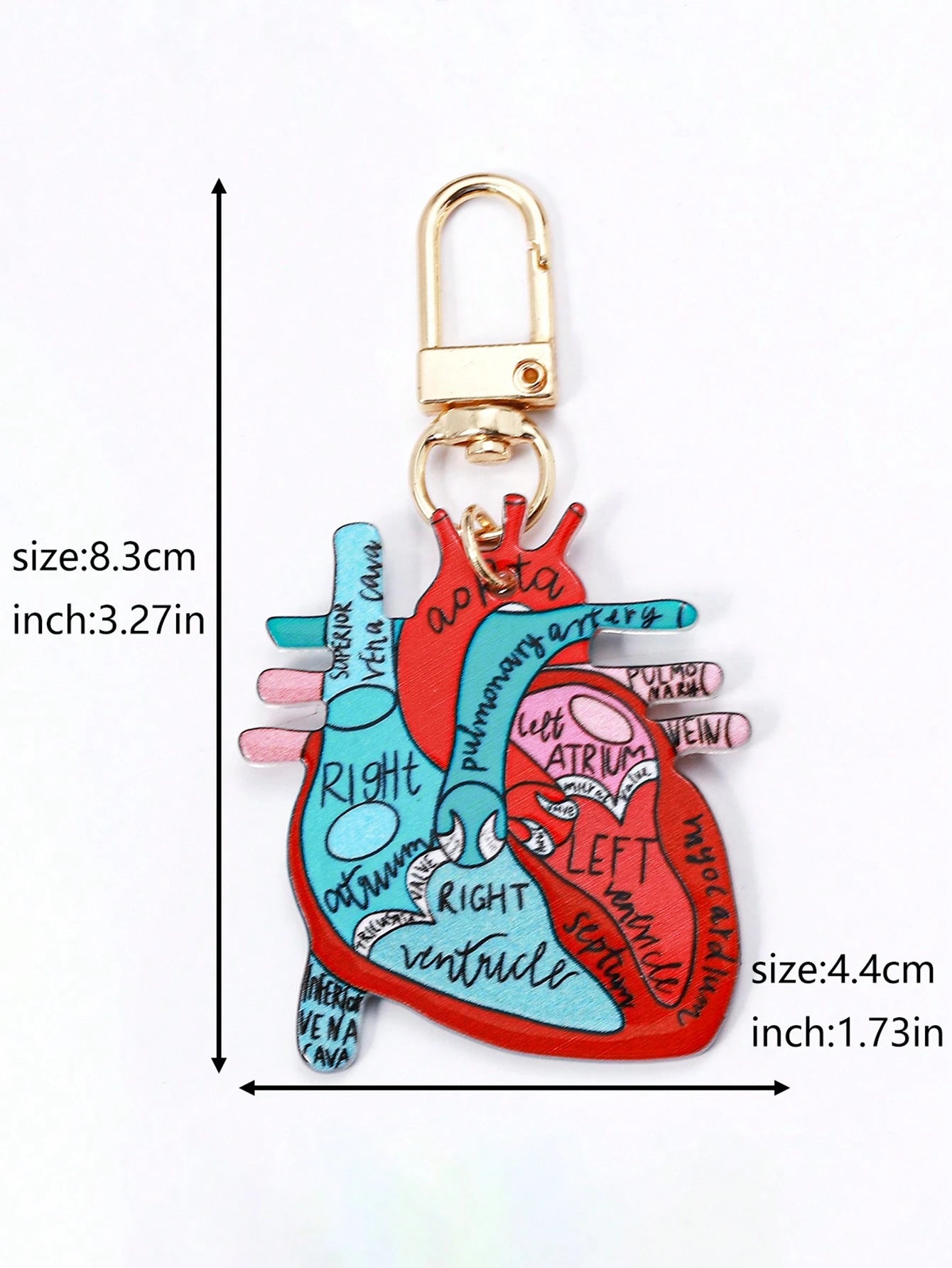1pc European And American Style Acrylic Heart-Shaped Bag Accessory Charm Doctor Or Nurse Keychain. Great Gift For Nurse's Day Valentine's Day Or New Year Gifts For Nurses Key Chain, Nurse Accessories