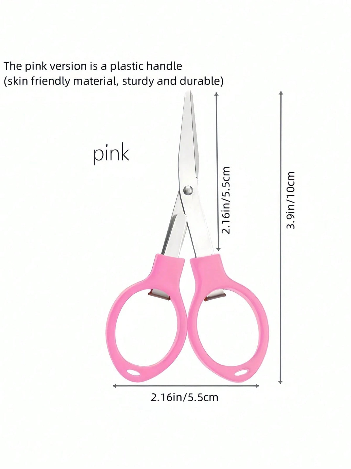 1pc Exquisite Folding Small Scissors, Zinc Alloy 8-Shaped Stretch Paper-Cutting Scissors, Multi-Functional Scissors For Office, Outdoor Travel, And Fishing Back To School,Back To School,School Supplie