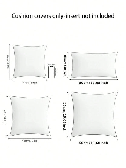 1pc Faux Wool Plush Pillow Cover (Pillow Insert Not Included), Fluffy & Soft, Home Decor Throw Pillow Case, Zippered Closure, Soft & Comfortable, Non-Shedding, Suitable For Bedroom/Dorm/Sofa/Lounge Ch