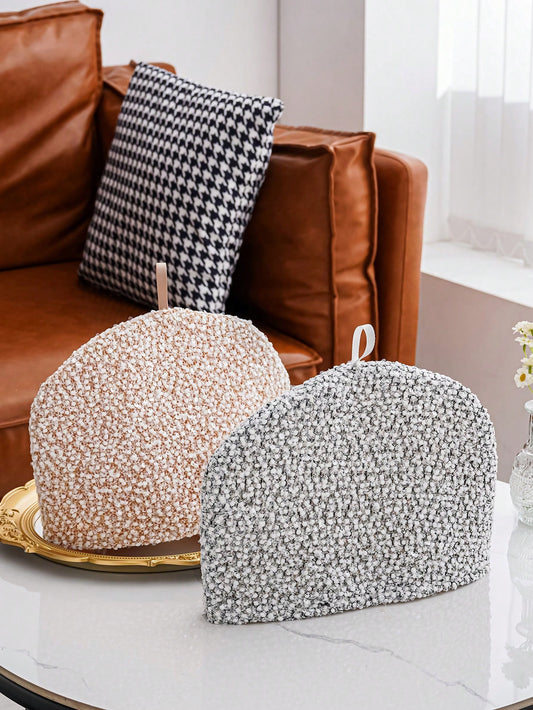 1pc Fleece Fabric Teapot Cozy, Keeps Teapot Warm
