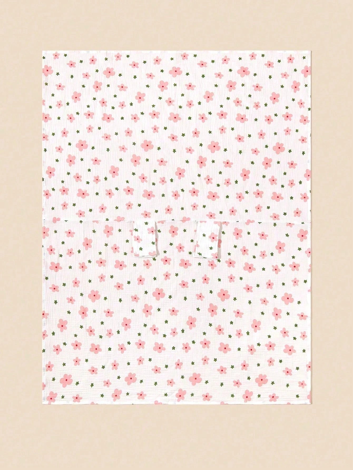 1pc Floral Pattern Infant Car Seat Cover, Dustproof