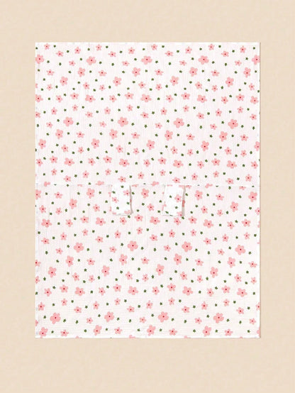 1pc Floral Pattern Infant Car Seat Cover, Dustproof