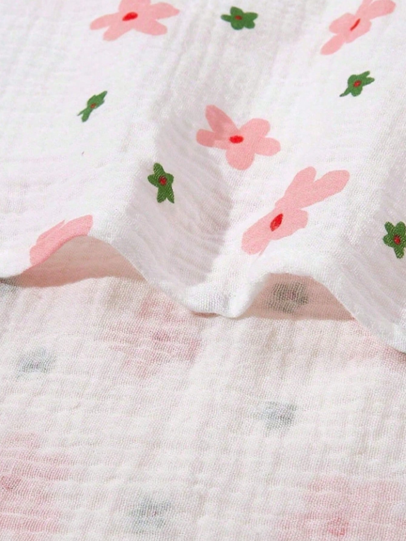 1pc Floral Pattern Infant Car Seat Cover, Dustproof