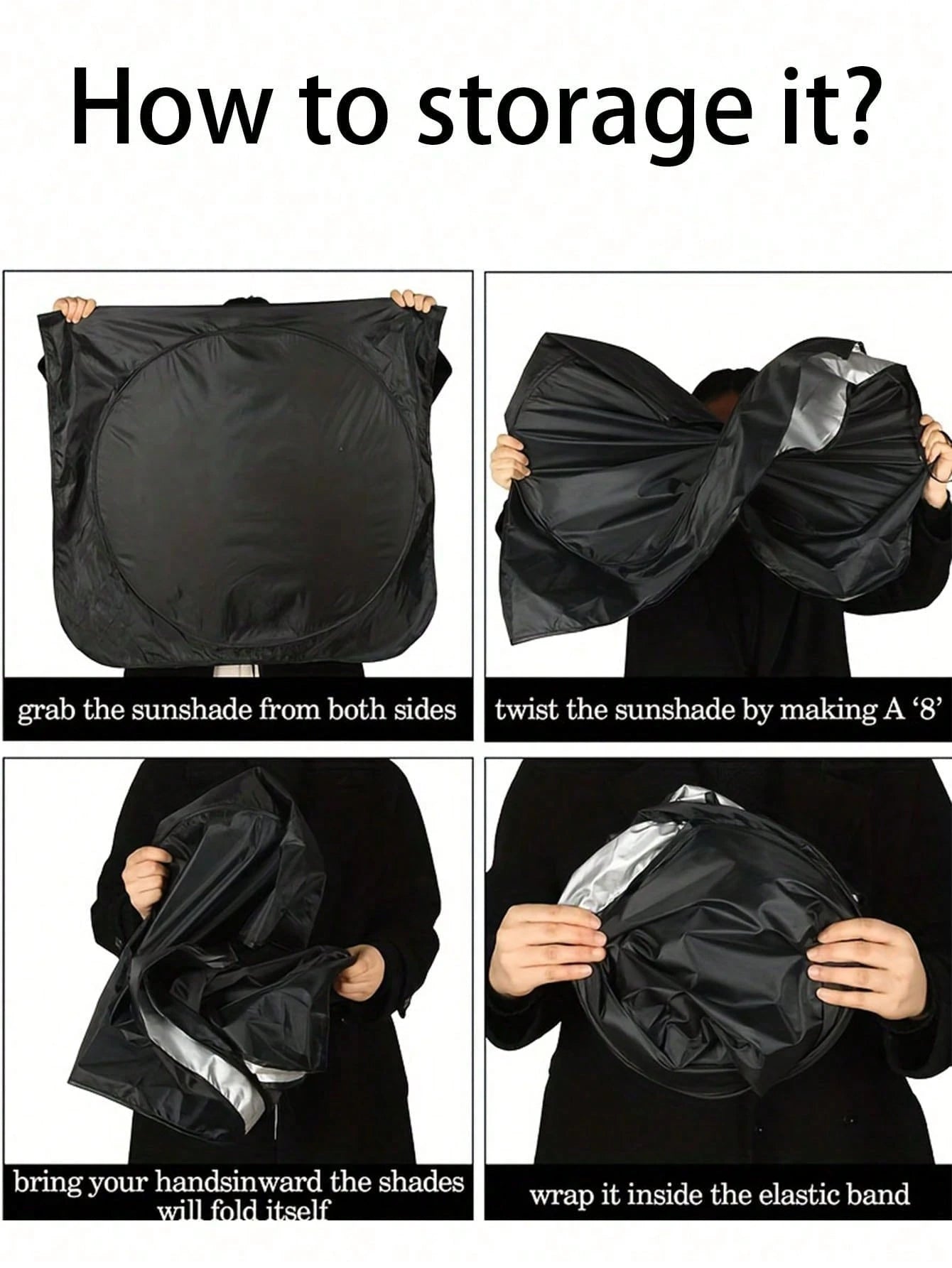 1pc Foldable Pink Sun Visor, Fits Car Windshield, Sun Shade UV Protection Universal Car Accessory