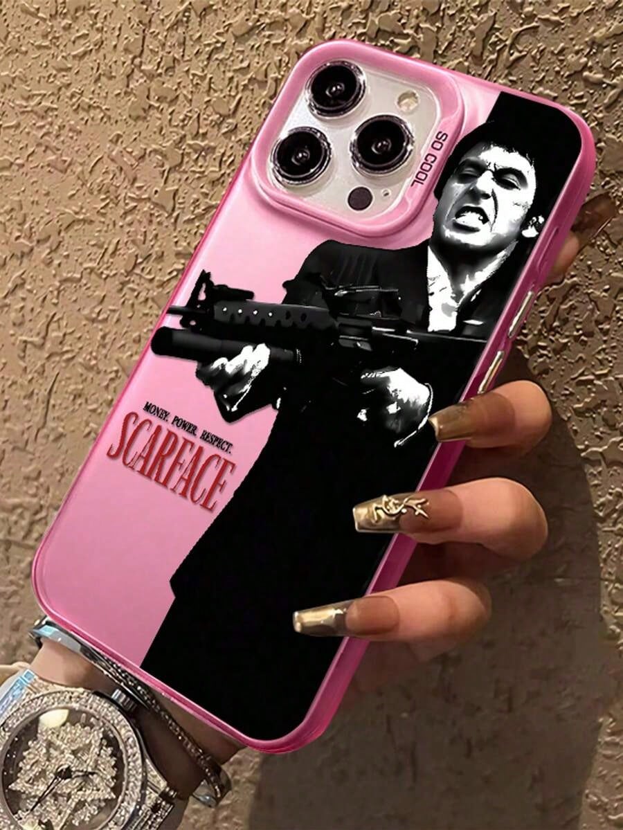 1pc Handsome And Cool Man Compatible With IPhone 17/16/15/14/13/12/11/ProMax/Pro/Plus/Xs Max/XS/X, For Compatible With Galaxy S22/S23/S24/S25/Plus/FE/Edge/Ultra Fall Prevention Anti-Shock, Anti-Slip