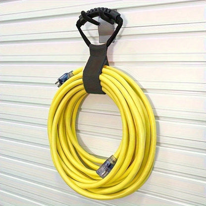 1pc Heavy Duty Hook And Loop Strap With Handle, Suitable For Garden Hose, Extension Cord, Cable, Garage, Boat And Various Accessories
