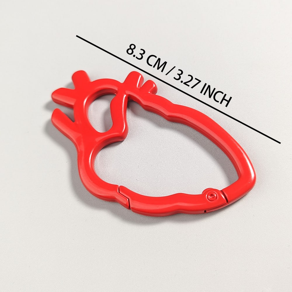 1pc Heavy Duty Punk Rock Keychain With Carabiner Clip, Metal Cross Zinc Alloy, Dog Clip, Suitable For DIY Lanyard, Bag Clip Hook, Dog Chain