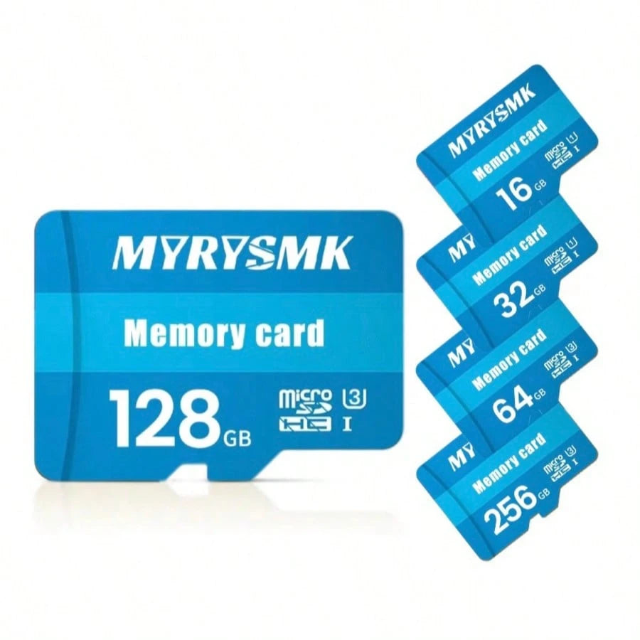 1pc High-Speed Storage Card- Compatible With Smartphones, Tablets, Cameras, Speakers And Other Devices. SD TF Card, U3 Speed/Data Transfer/Widely Applicable. Storage Capacity: 32GB/64GB/128GB/256GB