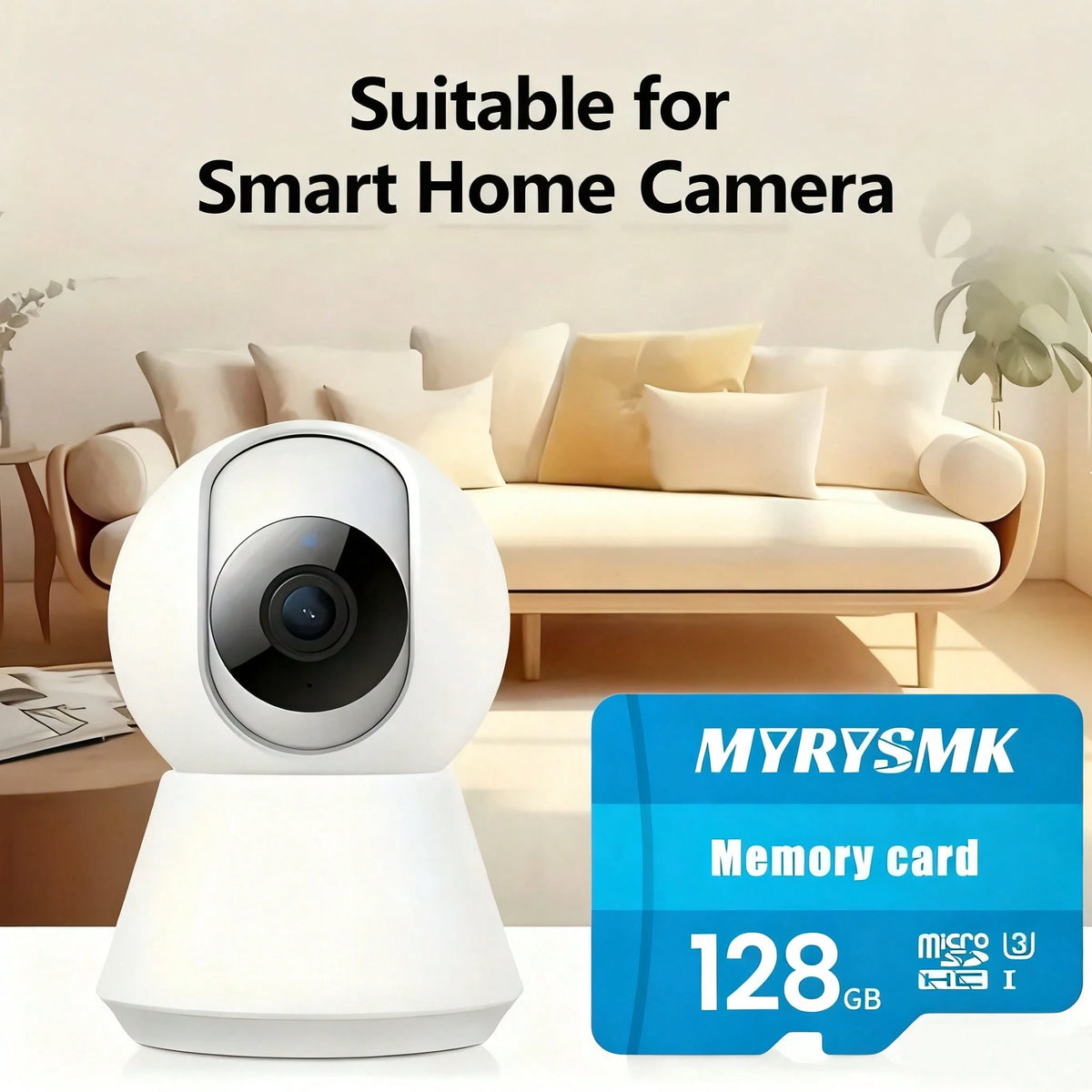1pc High-Speed Storage Card- Compatible With Smartphones, Tablets, Cameras, Speakers And Other Devices. SD TF Card, U3 Speed/Data Transfer/Widely Applicable. Storage Capacity: 32GB/64GB/128GB/256GB