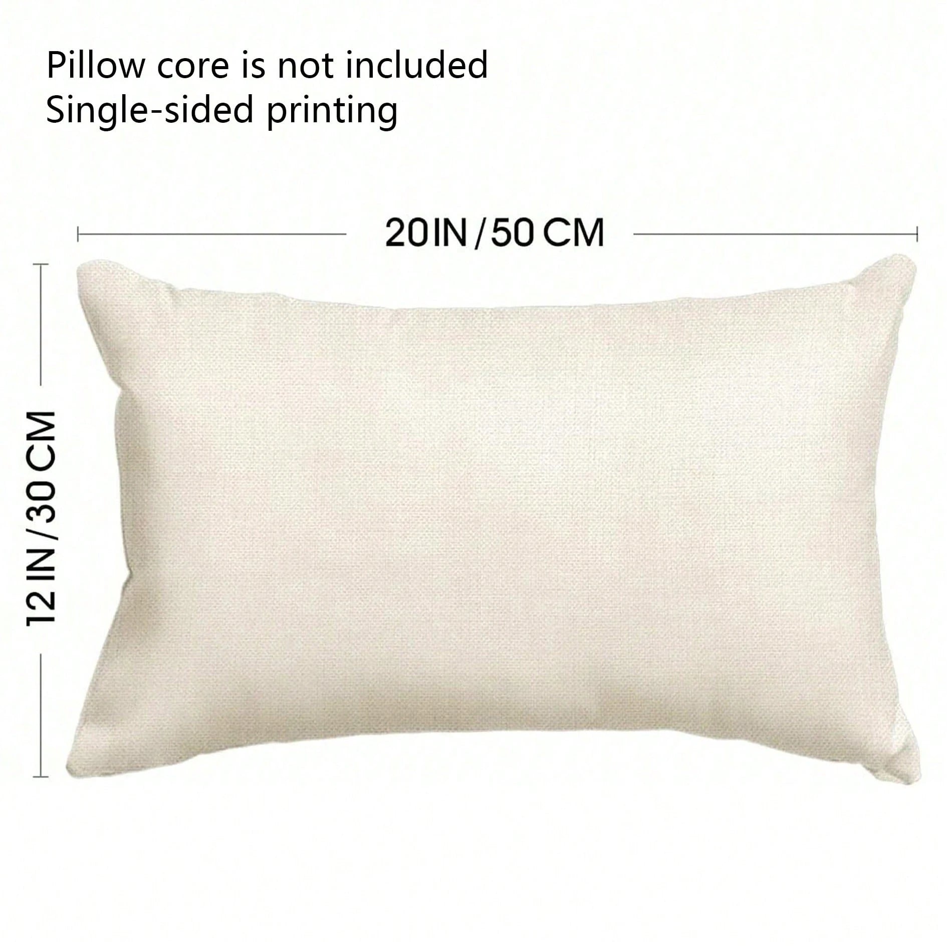 1PC Home Sweet Bird And Floral Pillowcase, 12 X 20 Inches Spring And Summer Floral Cushion Cover, For Sofa, Living Room, And Bedroom Decor, Single-Sided, Pillow Not Included