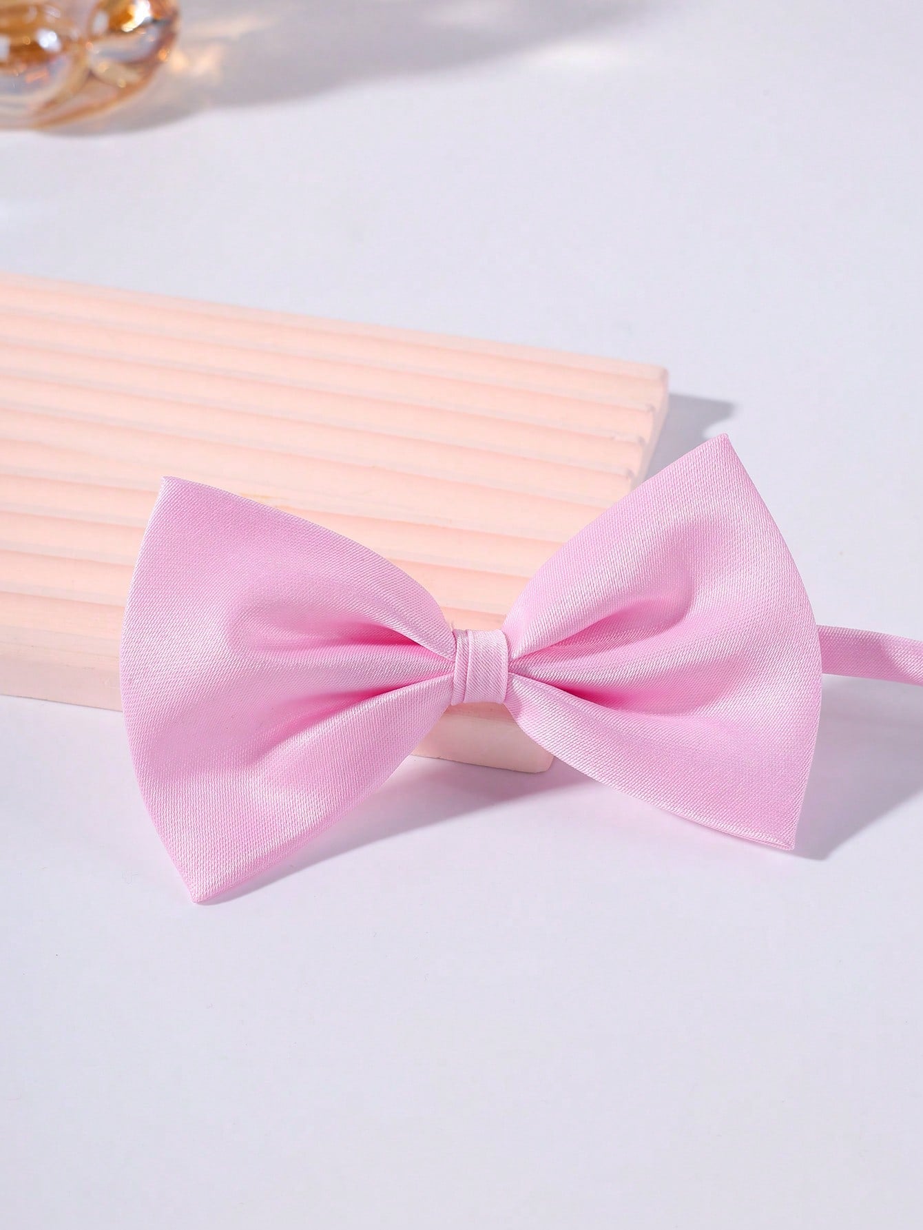 1pc Kids Solid Color Bow Tie, Boys Suit Necktie, Children Solid Bow Tie, Suitable For Parties And Performances