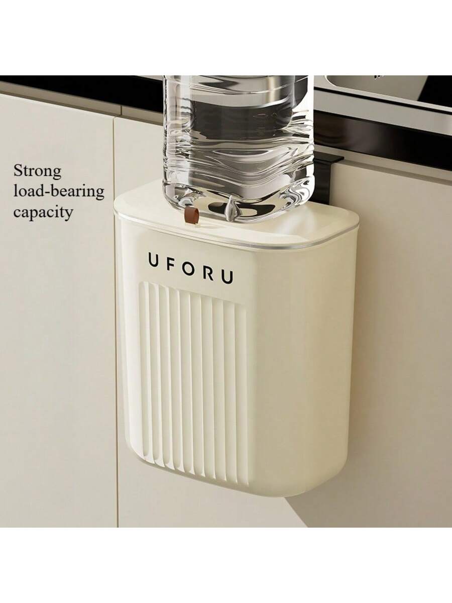 1PC Kitchen Trash Can, Household Wall-Mounted, Large Capacity, Living Room, Bathroom, Toilet With Lid, Large Capacity In The Gap