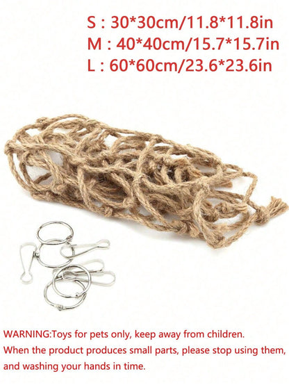 1pc Ladder Swing Climbing Net For Birds, Suitable For All Seasons (Single Climbing Net)