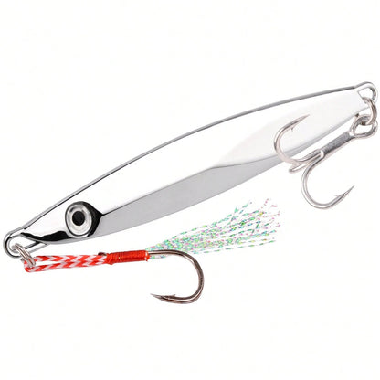 1pc Lure Long Casting Metal Jigging Lead Fish IMA Metal Jig For Dragging Hard Lure Perch Fish Fishing Bait Fishing Accessories Trout Zander Jigging Bait Saltwater Bait