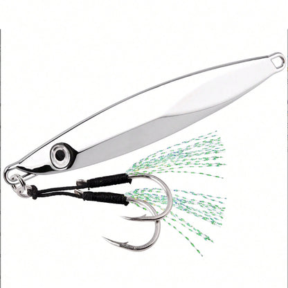 1pc Lure Long Casting Metal Jigging Lead Fish IMA Metal Jig For Dragging Hard Lure Perch Fish Fishing Bait Fishing Accessories Trout Zander Jigging Bait Saltwater Bait