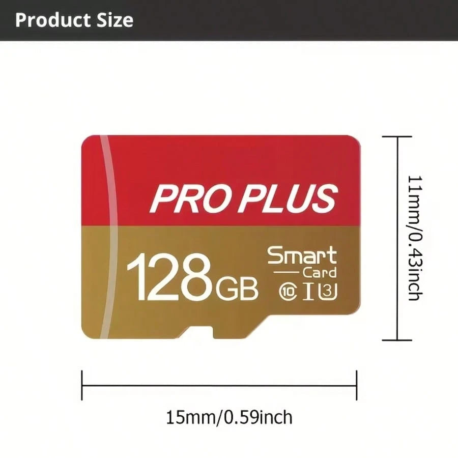 1pc Memory Card 32GB,64GB,128GB, 256GB, TF Card, Suitable For Tablet, Camera, Smartphone, Laptop, PC, Car Audio, Game Console And Audio Devices