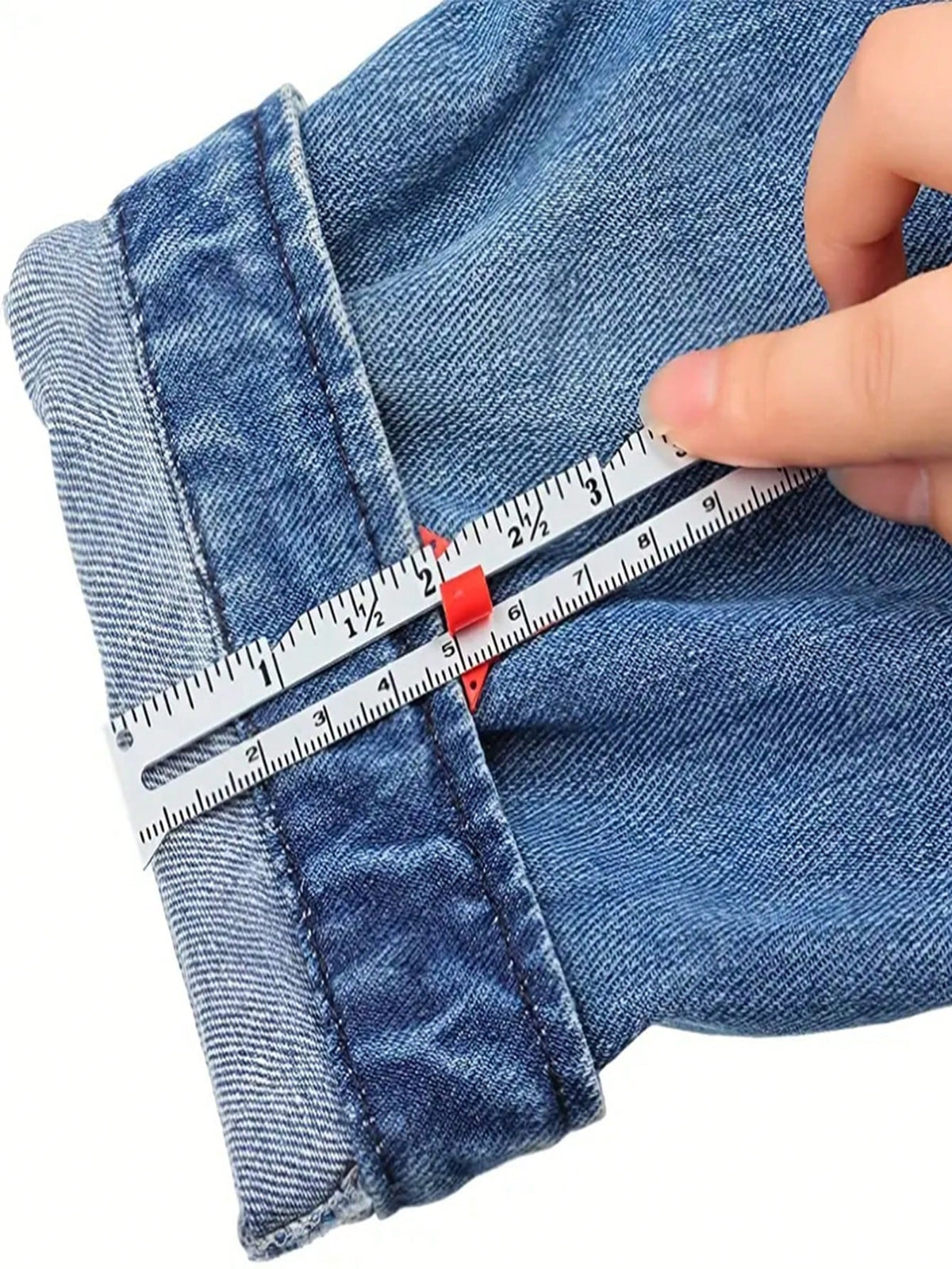1pc Metal Sliding Gauge, Sewing Measuring Tool, Sewing Gauge, Suitable For Quilting And Sewing, Sewing Accessories, Sewing Supplies