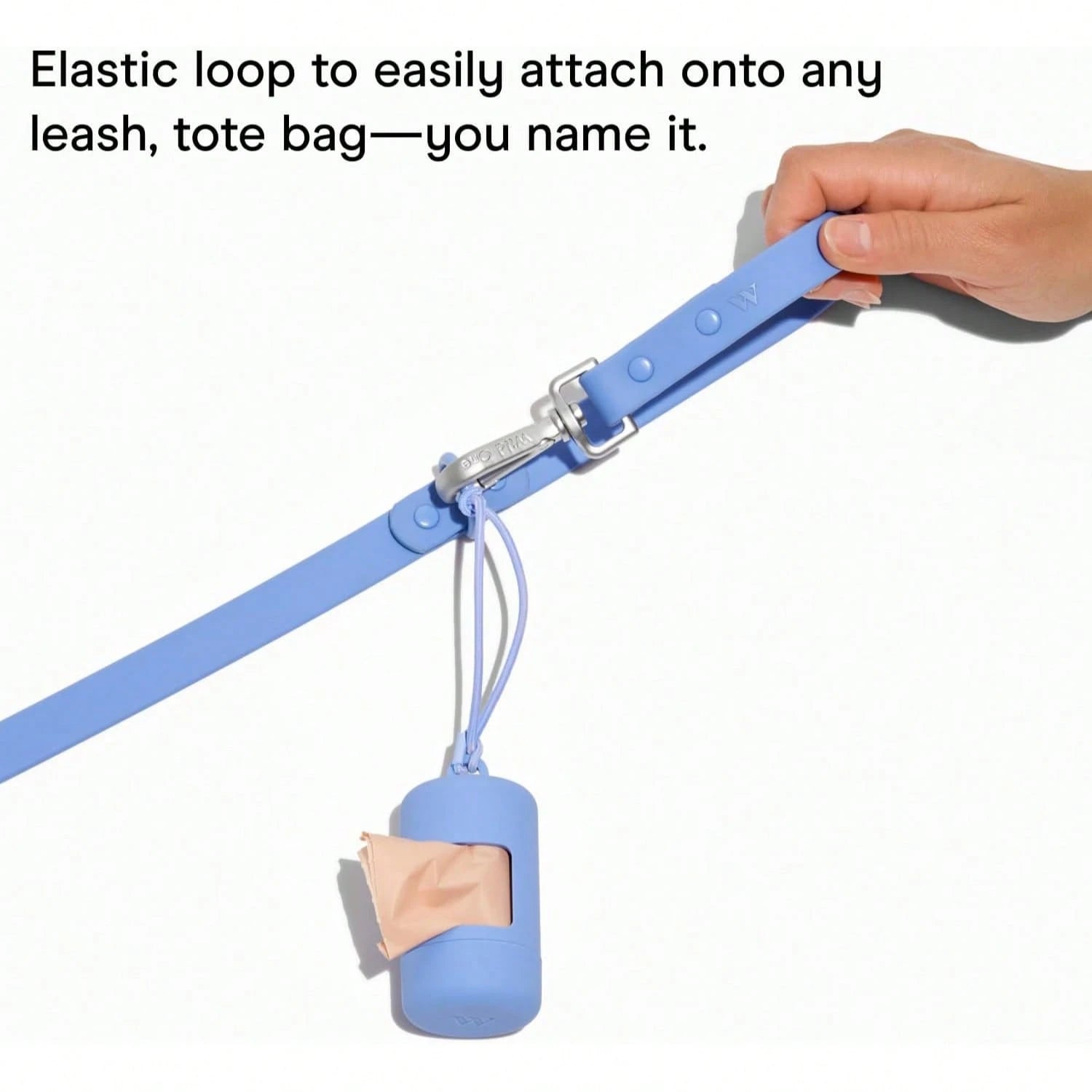 1pc Mini Portable Pet Waste Bag Dispenser Set, Durable And Lightweight, Matte Cylindrical Trash Bag Holder, Can Be Attached To Dog Leash, Backpack, Keychain. Sturdy Shell, Suitable For Outdoor Dog Wal