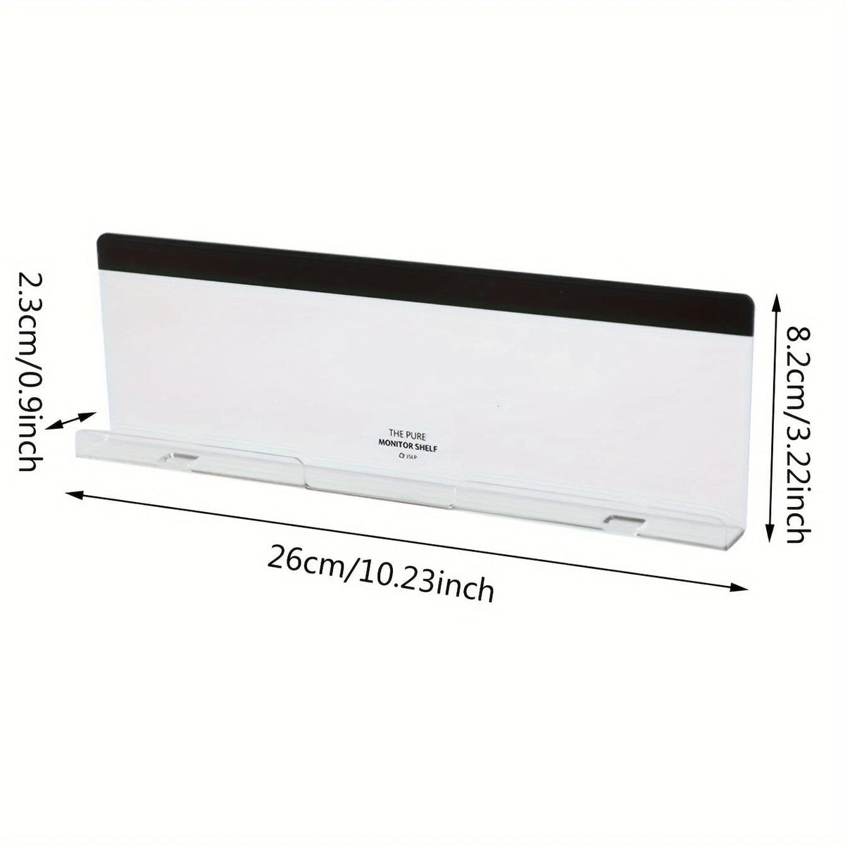 1pc Monitor Stand Desk Organizer, Memo Board, Sticky Note Holder, Minimalist Desk Accessory For Office Supplies, Phone Charging, Memo Writing, Back To School