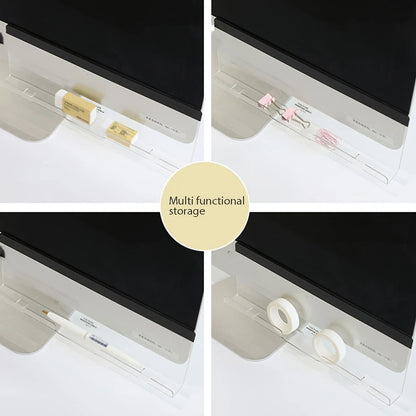 1pc Monitor Stand Desk Organizer, Memo Board, Sticky Note Holder, Minimalist Desk Accessory For Office Supplies, Phone Charging, Memo Writing, Back To School