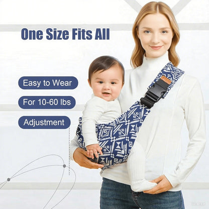 1pc Multi-Purpose Baby Carrier Crossbody Style Adjustable Size Machine Washable Easy With Baby Suitable For Newborns