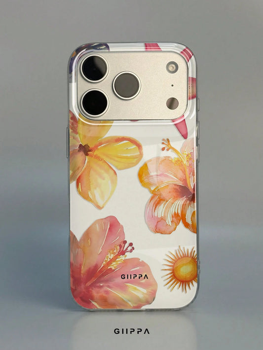 1pc Multicolor Floral Mixed Pattern Design, Phone 17 Pro Max Phone Case, Compatible With Phone 16 Pro Max, 15 Pro Max, 14 Pro Max, Korean Style High-End Fashion Fun Phone Case, Compatible With 11/12/1