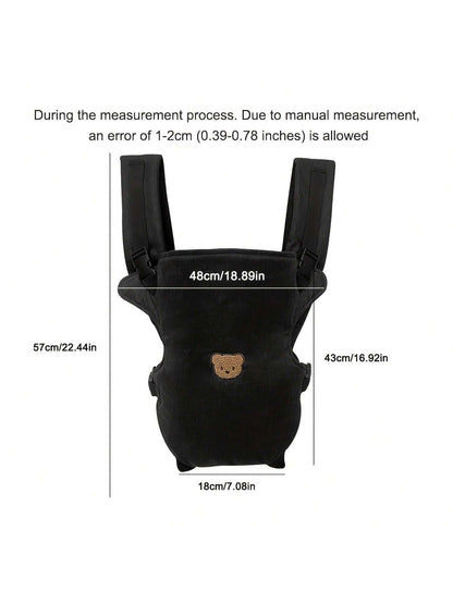 1pc Multifunctional Breathable Baby Carrier, All-Season Use, Detachable Design, Ergonomic, Convenient For Outdoor, Perfect Baby Shower Gift, For New Moms