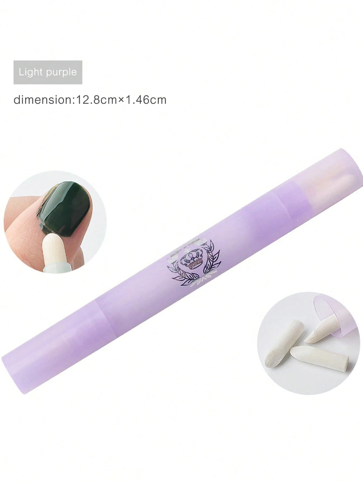 1pc Nail Cleaning Pen Nail Polish UV Gel Correction Remove Brush Pen Manicure Accessory Tool Supplies Nails Nails Supplies Nail Stuff